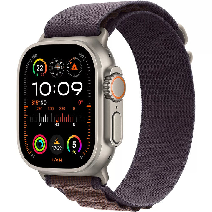 Montre connectée APPLE WATCH Ultra 2 Cellular 49MM Titane/Boucle Alpine Indigo M