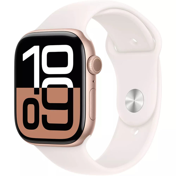 Montre connectée APPLE WATCH Serie 10 42mm Alu/Or Rose S/M