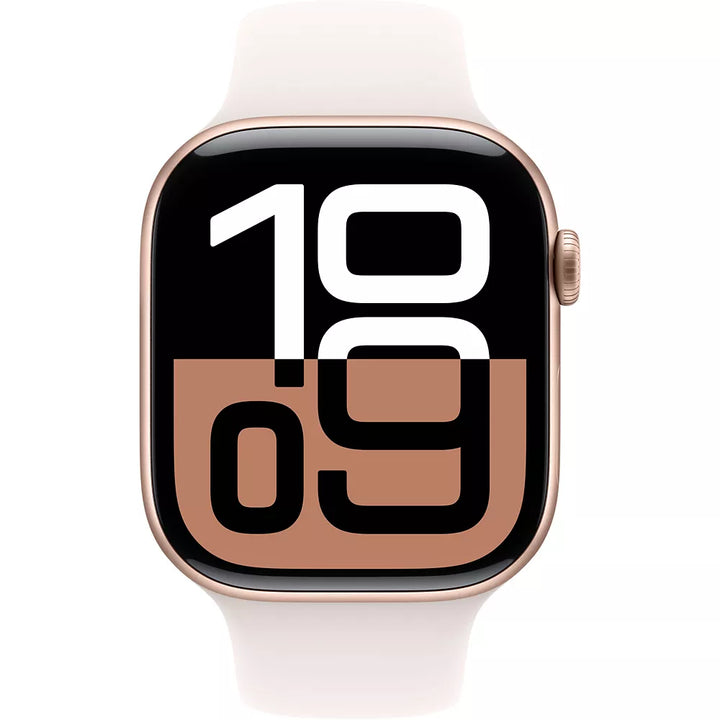 Montre connectée APPLE WATCH Serie 10 42mm Alu/Or Rose S/M