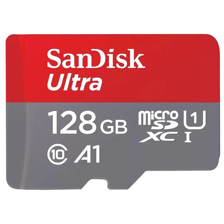 Carte Micro SD SANDISK 128Go UltramicroSDXC + SD adapteur