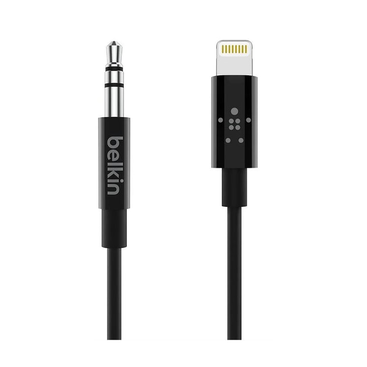 Câble Lightning BELKIN vers Jack 3.5mm noir