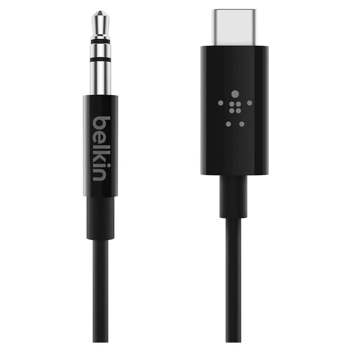 Câble BELKIN Jack 3.5mm Rockstar + Connecteur USB-C