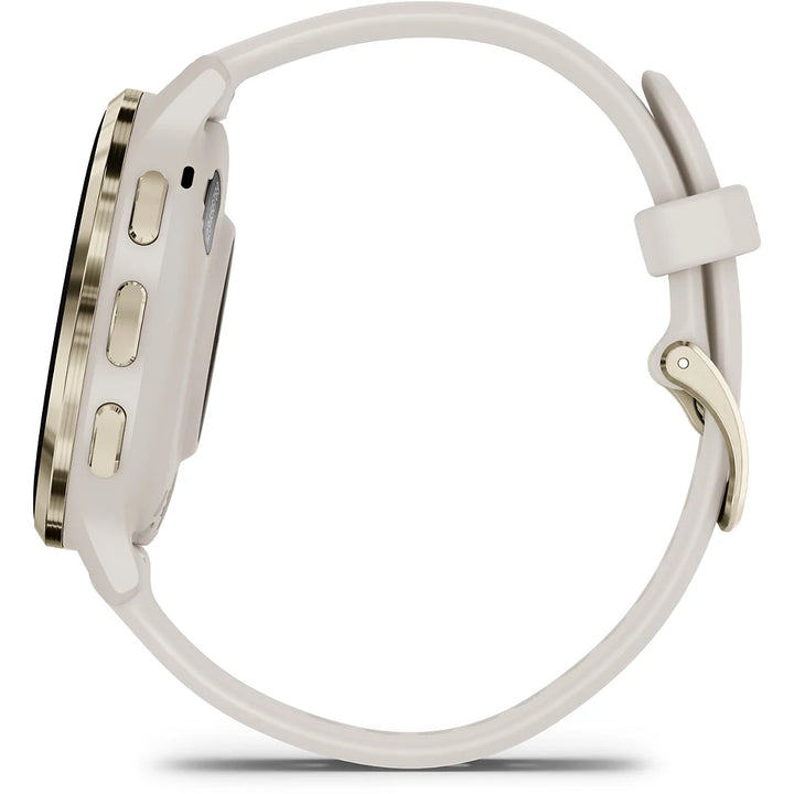 Montre sport GARMIN Venu 3S Ivory + Cream Gold