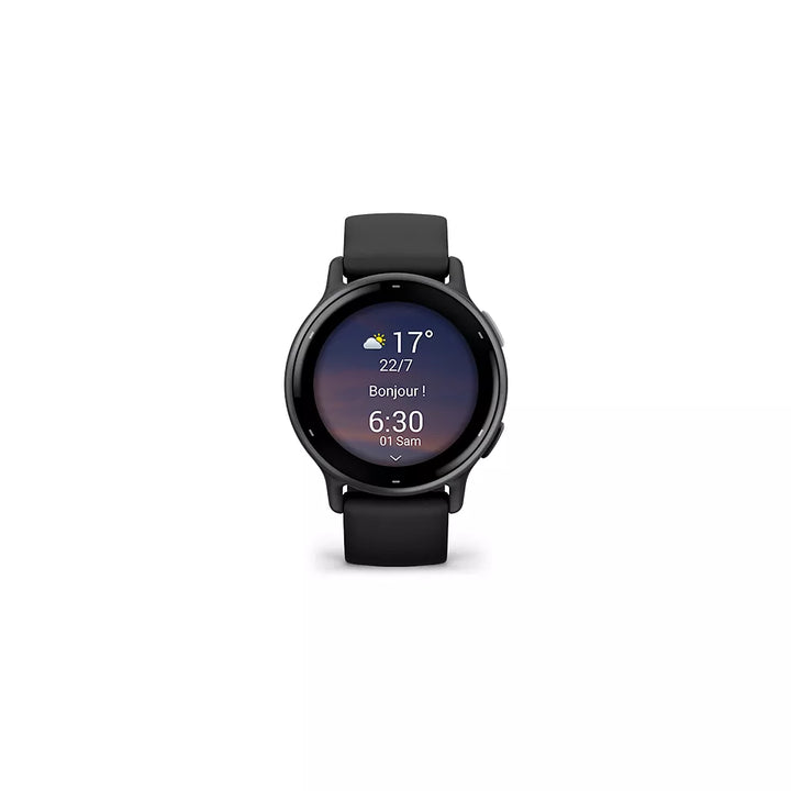 Montre sport GARMIN Vivoactive 5 gray bracelet noir