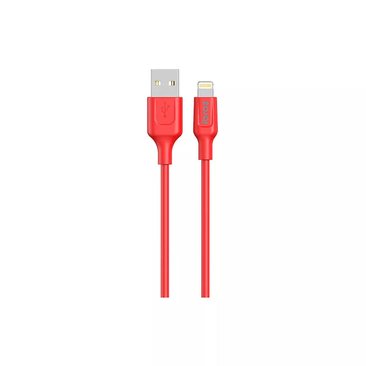 Câble Lightning IBROZ vers USB 1m rouge