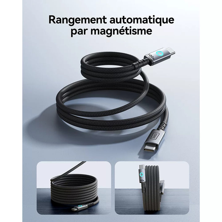 Câble de charge INIU Magnétique Léopard 100W