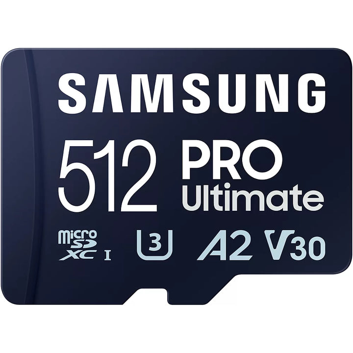 Carte Micro SD SAMSUNG 512 Go Pro Ultimate avec adaptateur